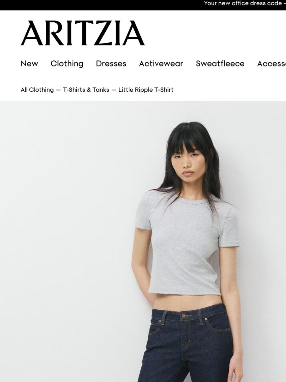 Aritzia Sunday Best - Little Ripple T-Shirt